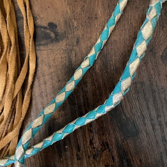 Gado Gado by Margriet Wagenaar Boho Leather Crossbody purse - Picture 4 of 9